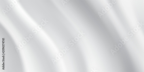 White gray satin texture that is white silver fabric silk panorama background with beautiful soft blur pattern natural.
