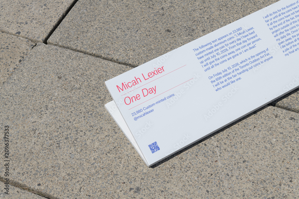 Obraz premium big label at TOAF65 for Micah Lexier,