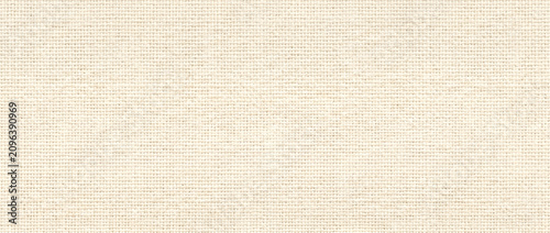 Linen texture showcases a realistic seamless natural off white woven fabric surface with fine organic fibers for upholstery wallpaper and premium background design