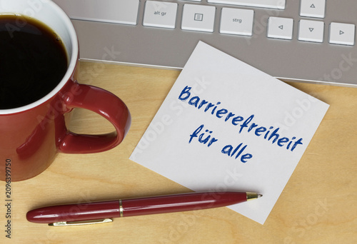 Obraz na płótnie Barrierefreiheit für alle