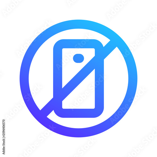 Digital Detox gradient icon
