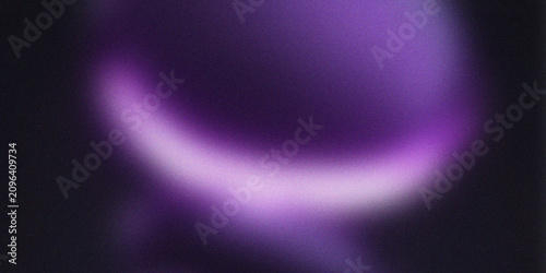 Abstract Dark Background with Glowing Purple Curve Light Wave, Grainy Film Noise Texture Backdrop for Cyberpunk Digital Art, Multipurpose Modern Banner Graphic Design