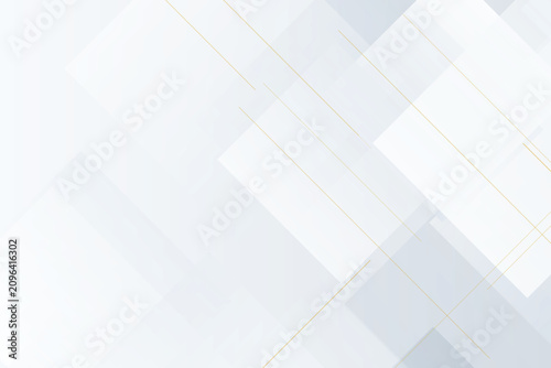 Картината върху платно Abstract geometric gradient overlay with layered light-gray and off-white triang