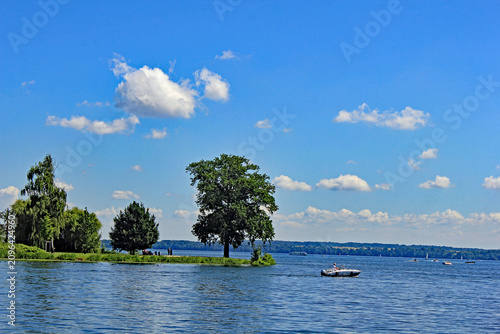 Bild auf Leinwand Schwerin: Idylle am Schweriner See (Mecklenburg-Vorpommern)