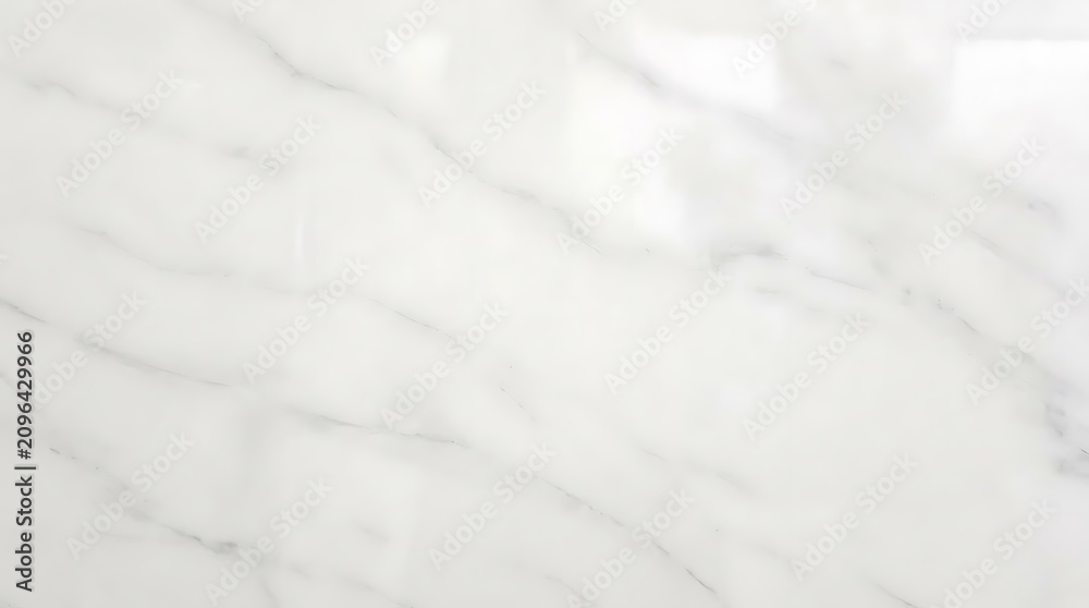 Obraz premium Clean white marble texture with gray veins subtle natural pattern