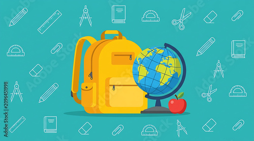 Back to school background