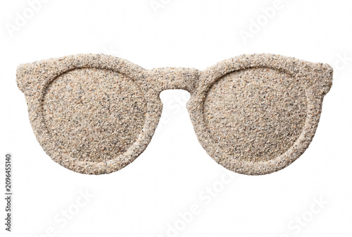 фотографія Sculpted Sand Shaped Like Elegant Eyewear