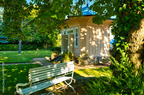Herrnhut, Sachsen, Oberlausitz, Gartenhaus