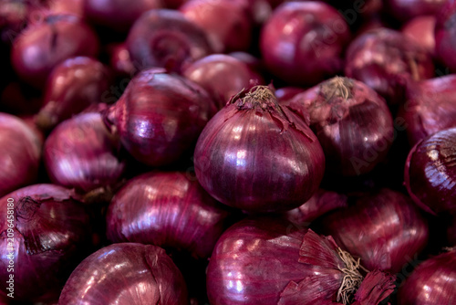 Red onions or purple onions