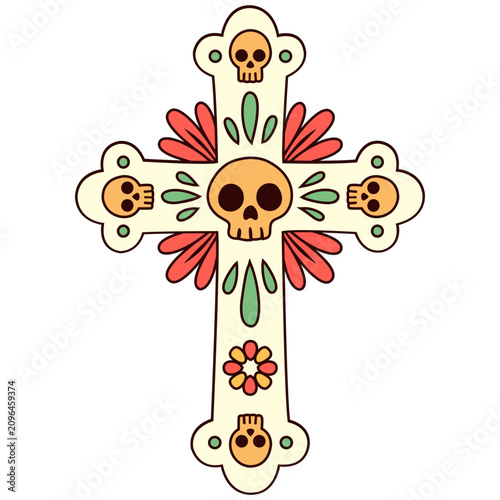 Dia de los Muertos Altar Clipart