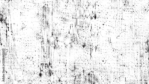 Bild auf Leinwand Grunge Distressed Texture Background Vector Vintage Rough Overlay Isolated on Wh
