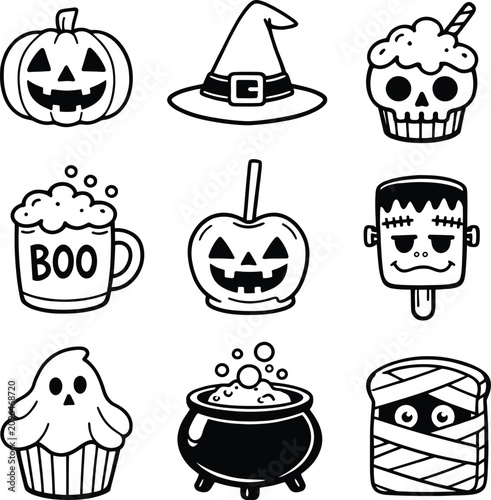 Halloween Elements  set