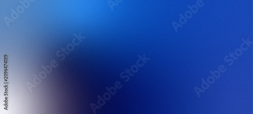 Tableau sur toile Abstract deep blue gradient background with subtle light texture and grainy abst
