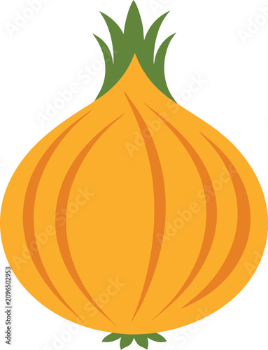onion-vector-icon-on-white -brackground