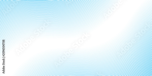 Smooth wave abstract vector background with shadow. background image with dynamic curves. Abstract blue futuristic modern and sound wave lines on white background.