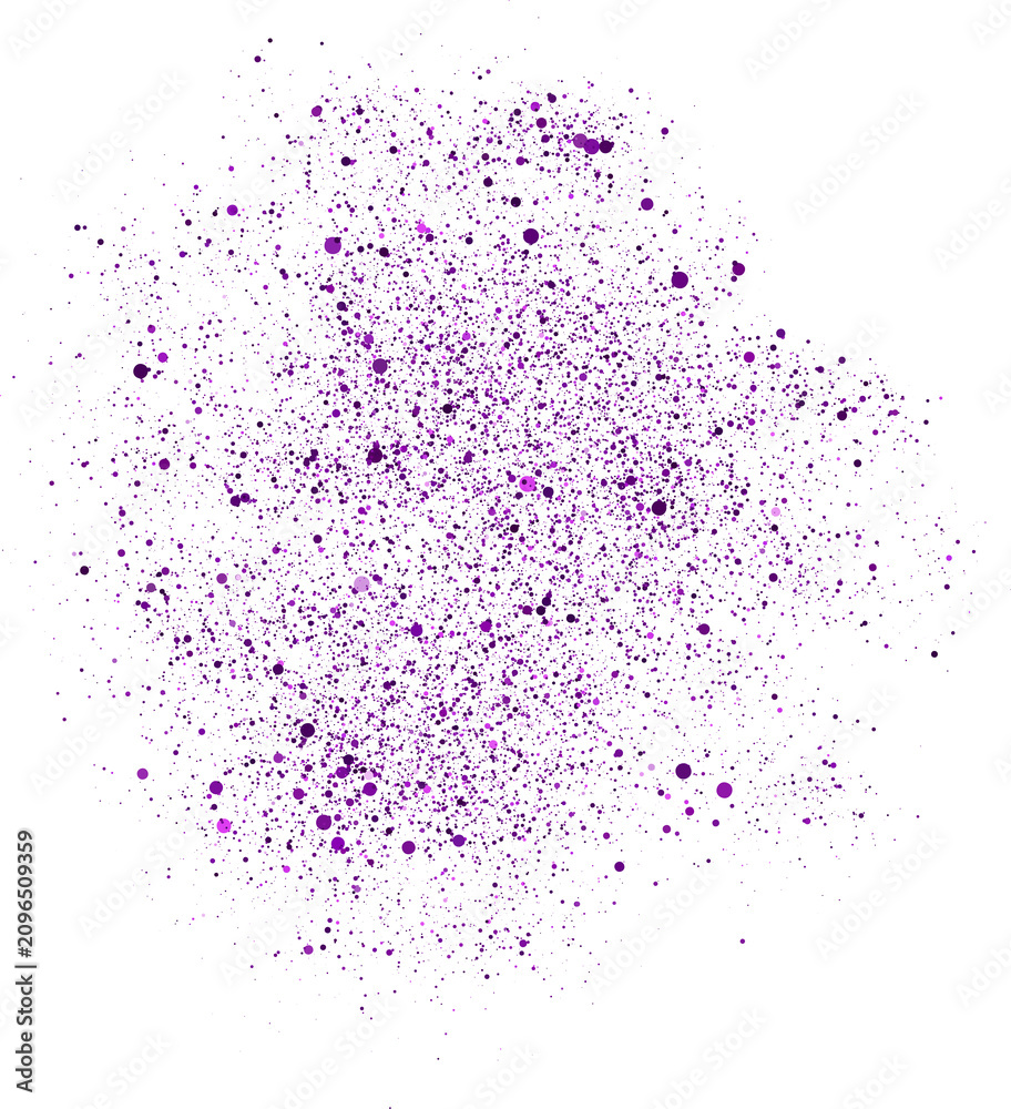 Naklejka premium Purple Dust Splash