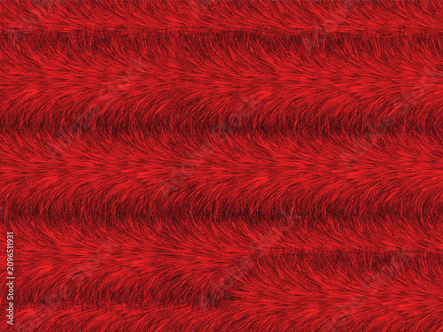 Abstract Vibrant Red Textured Background with Wavy Fine Line Pattern