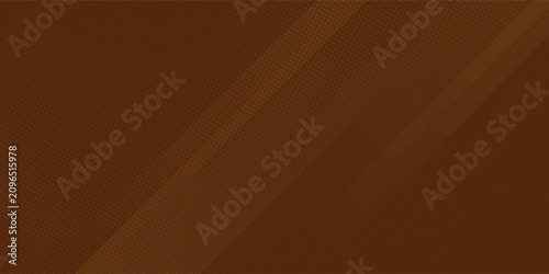 Abstract dark brown background featuring a subtle halftone dot pattern and dynamic diagonal glowing light lines. Modern corporate vector illustration banner.