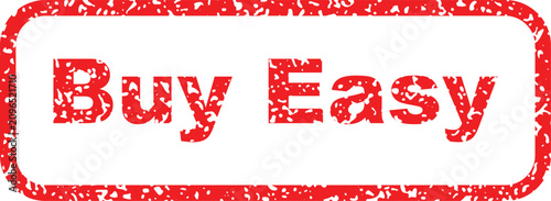 Fotografía Buy easy concept stamp, smooth transaction symbol, simple purchase choice, no ha