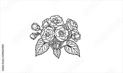 Modern floral vector illustration collection featuring elegant flowers, leaves, and botanical elements. Perfect for logo design, branding, invitations, wedding stationery, packaging, textile prints