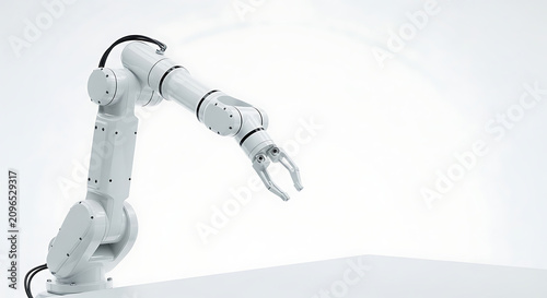Industrial robotic arm for automated manufacturing and precision assembly