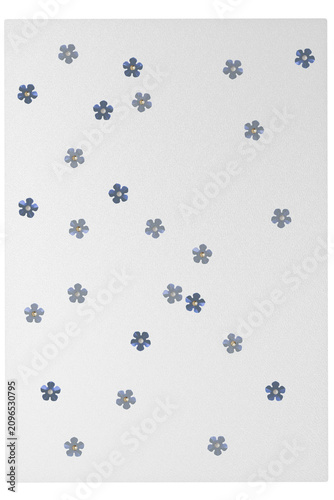 Foto Semi-transparent textured vellum with pearl blue sequins