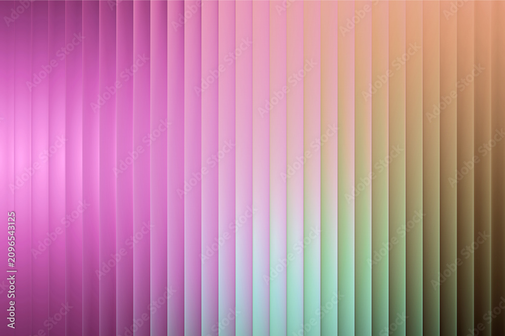 Fototapeta premium Abstract fractal glass texture with vibrant light refraction. Ribbed translucent surface for modern design and digital art backgrounds.