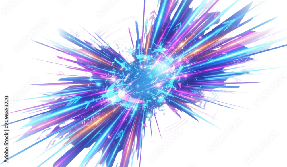 Obraz premium Abstract Speed Motion Light Vector Background