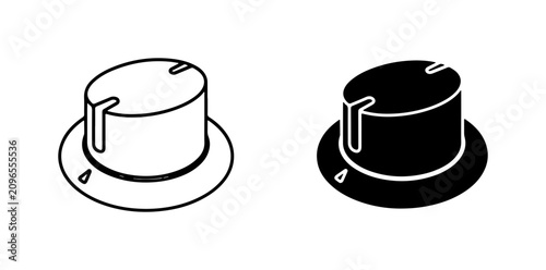 Foto Control Knob Icons, Volume Dial Vector Set, Audio Equipment Control Elements