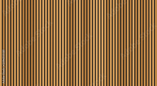 Photography Rich wooden vertical slats paneling in contrasting light and dark stripes texture