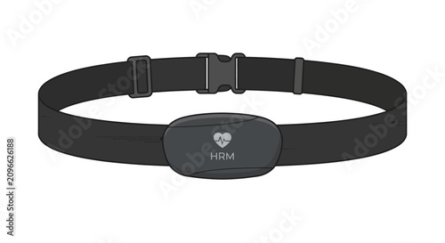 Professional Chest Strap Heart Rate Monitor for Fitness Tracking and Health Monitoring