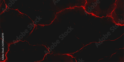 Cracked and textured surface with glowing red lines suggesting molten lava or an abstract fiery pattern on a dark background.