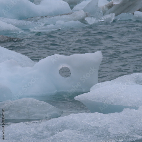 Bild auf Leinwand iceberg in jokulsarlon lagoon