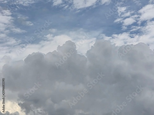 Quadro su tela clouds in the sky