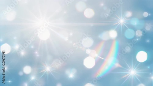Abstract Background with Ethereal Rainbow Light Leaks and Prism Flares