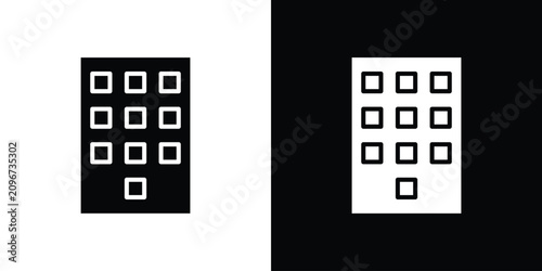 Bild auf Leinwand Interphone icon minimal artwork bundle