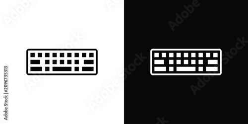 Quadro su tela Keyboard icon minimal artwork bundle