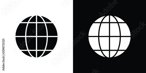 Foto Language icon minimal artwork bundle