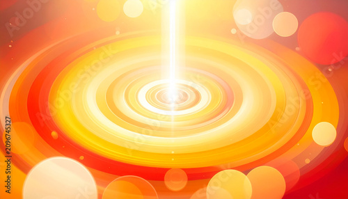 Vibrant Abstract Light Spiral with Glowing Energy.