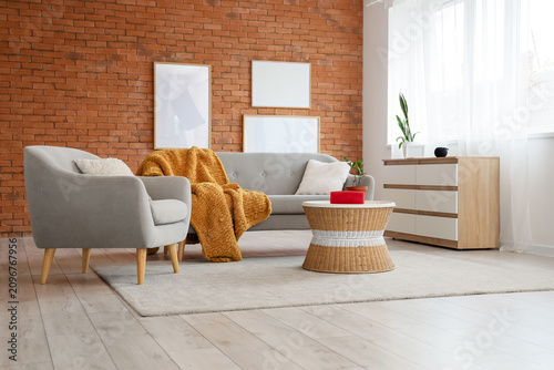 Interior of living room wit...