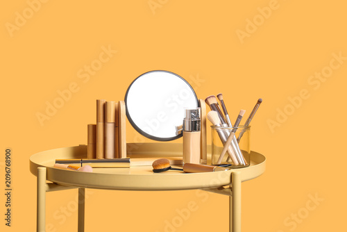 Different cosmetics, makeup...