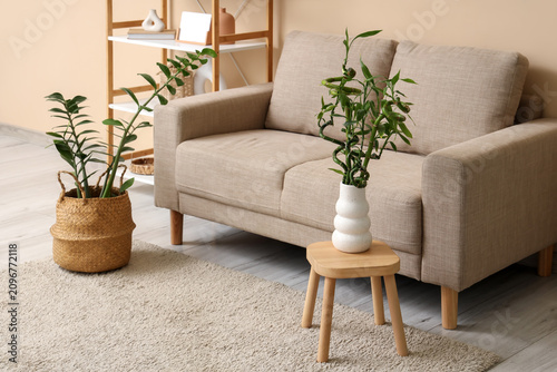 Interior of stylish living ...