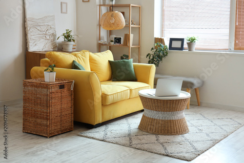 Interior of stylish living ...