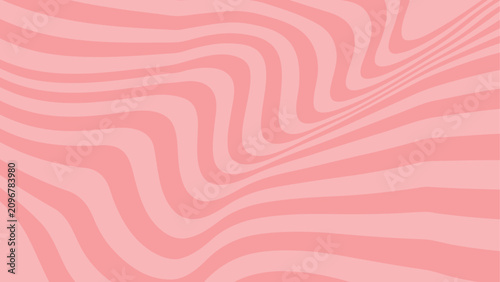 Foto Abstract pink background with wavy striped pattern