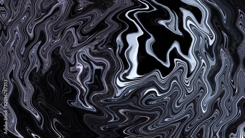 A black, white, and blue marbled-textured liquid background for wallpaper or backdrop