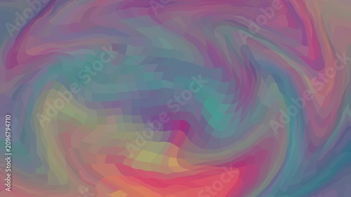 A yellow, pink, blue, and green swirly pixelated wallpaper background texture