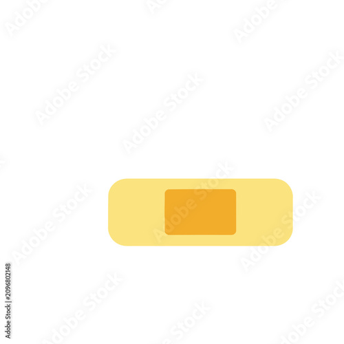 Yellow Bandage Icon