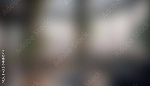 Abstract blurred office background. Modern interior with soft bokeh light.