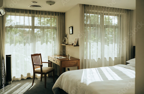 bedroom with window