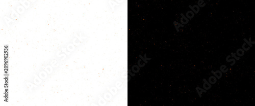 Foto Minimalist split screen background, high contrast black and white composition, g